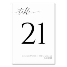 Elegante moderne Schwarze Kalligraphie Hochzeit 21