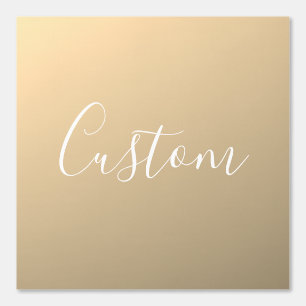 Elegante moderne Script Monogram oder Word Golde Tapete