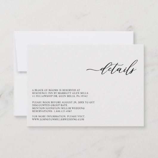 Elegante, moderne Silver Gray Wedding Card Einladung (Vorderseite)