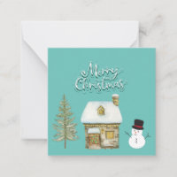Elegante moderne Skripte Grafik Winter Snowman bla
