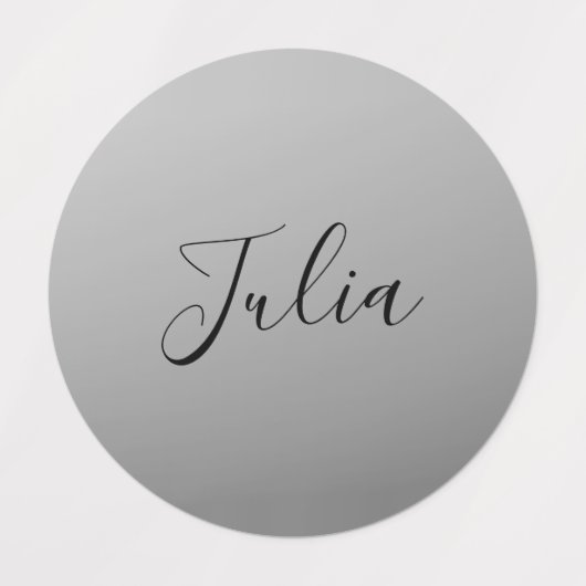 Elegante moderne Skripterstellung für bearbeitbare Etiketten (Design 2)