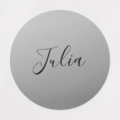 Elegante moderne Skripterstellung für bearbeitbare Etiketten (Design 1)