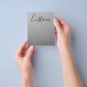 Elegante moderne Skripterstellung für bearbeitbare Flyer (Gruppe)