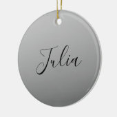 Elegante moderne Skripterstellung für bearbeitbare Keramik Ornament (Links)