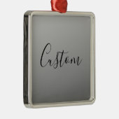 Elegante moderne Skripterstellung für bearbeitbare Ornament Aus Metall (Rechts)