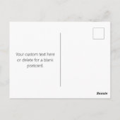 Elegante moderne Skripterstellung für bearbeitbare Postkarte (Rückseite)