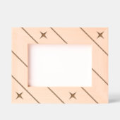 Elegante Moderne Sterne und Line Art Geätzte Rahmen (Vorderseite)