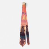 Elegante moderne stilvolle Trauzeugen Krawatte (Vorderseite)