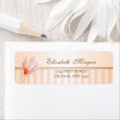 Elegante, moderne Striping Watercolor Magnolia Adr (Insitu)