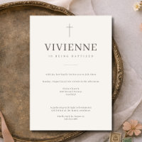 Elegante moderne Taufe