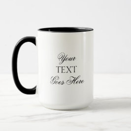 Elegante moderne Typografie kreiert Ihren eigenen  Tasse