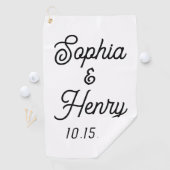Elegante moderne Typografie Script-Gastgeschenk Ho Golfhandtuch (Insitu)