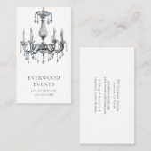 Elegante Moderne Veranstaltungsplanung Visitenkarte (Vorne/Hinten)