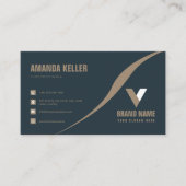 Elegante Moderne Visitenkarte (Vorderseite)