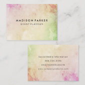 Elegante Moderne Visitenkarte (Vorne/Hinten)