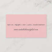 Elegante/moderne Visitenkarten Visitenkarte (Rückseite)