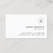 Elegante moderne Vorlage Hochladen von Logos Beruf Visitenkarte (Vorderseite)