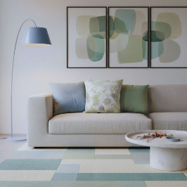 Elegante moderne Wasserfarbe minimalistischer Tren Kissen