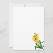 Elegante Moderne Wasserfarben Einladung (Rückseite)