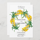 Elegante Moderne Wasserfarben Einladung (Vorne/Hinten)