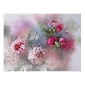 Elegante Moderne Wasserfarben Kunst, Dichtung und  Poster (Vorderseite)