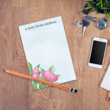 Elegante Moderne Wasserfarben Rosa Blüten