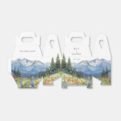 Elegante Moderne Wasserfarbenhochzeit Geschenkschachtel (Ungefaltet)