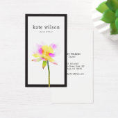 Elegante Moderne Watercolor Lotus Blume (Schreibtisch)