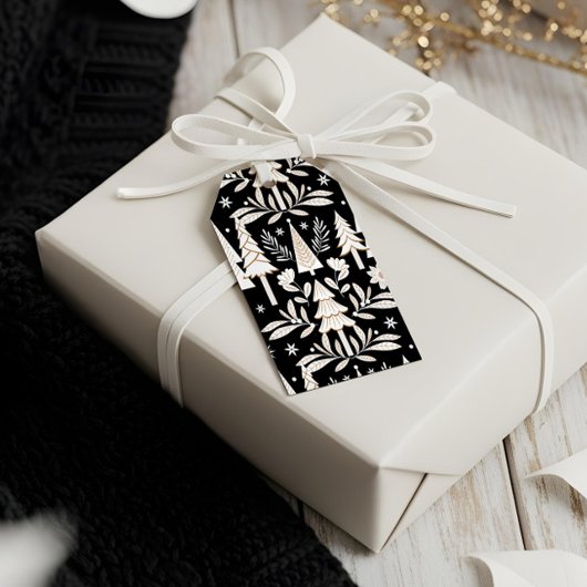 Elegante Moderne Weihnachten Geschenkanhänger