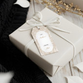 Elegante Moderne Weihnachten Geschenkanhänger