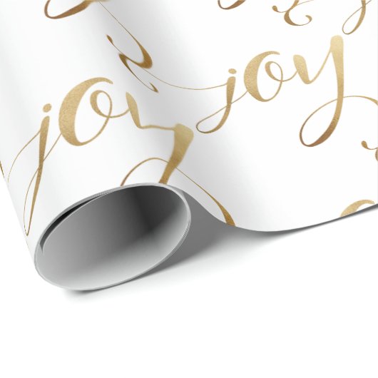 Elegante moderne Weihnachtsjubiläum Gold White Geschenkpapier (Rolleneckpunkt)