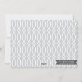 Elegante Moderne Weihnachtskarte im Chalkboard Feiertagskarte (Rückseite)