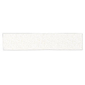 Elegante moderne Weißund Goldconfetti-Punkte Kurzer Tischläufer (Horizontal)