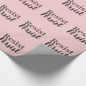 Elegante moderne widerstehen fortbestehen geschenkpapier (Ecke)