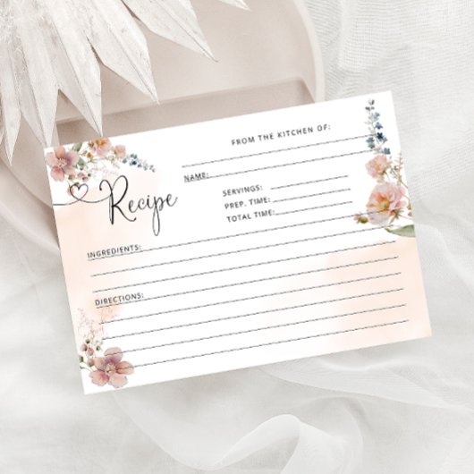 Elegante Moderne Wildblumen Brautparty Rezept