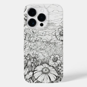Elegante moderne Wildblumen leere Case-Mate iPhone 14 Pro Hülle