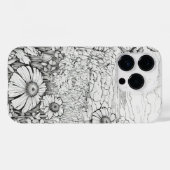 Elegante moderne Wildblumen leere Case-Mate iPhone Hülle (Rückseite (Horizontal))