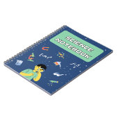 Elegante moderne Wissenschaft Notizblock (Linke Seite)