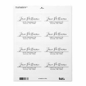 Elegante Modernität | Kalligrafie (Vorne)