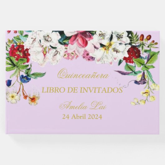 Elegante <moderno Minimalista Gästebuch (Vorderseite)