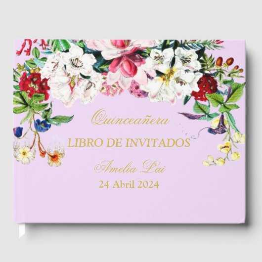 Elegante <moderno Minimalista Gästebuch (Vorderseite)