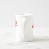 Elegante Mohnblumen-China-Tasse Porzellantasse (Rückseite)