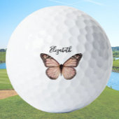 Elegante Monarch Butterfly Personalisiert Ladys Golfball