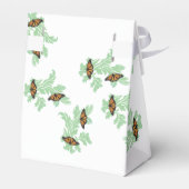 Elegante Monarch Butterfly Wedding Geschenkschachtel (Rückseite)