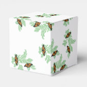 Elegante Monarch Butterfly Wedding Geschenkschachtel (Rückseite)
