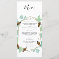 Elegante Monarch Butterfly Wedding