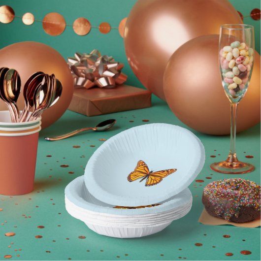 Elegante Monarch-Schmetterlings-Party Pappteller (Multi)