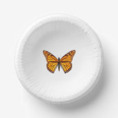 Elegante Monarchfalter-Party Pappteller (Vorderseite)
