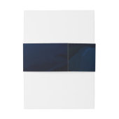 Elegante Mondlicht Hochzeit Einladungsbanderole (Rückseitenbeispiel)