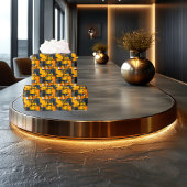 Elegante monochrome geometrische Geschenkwrap mit Geschenkpapier